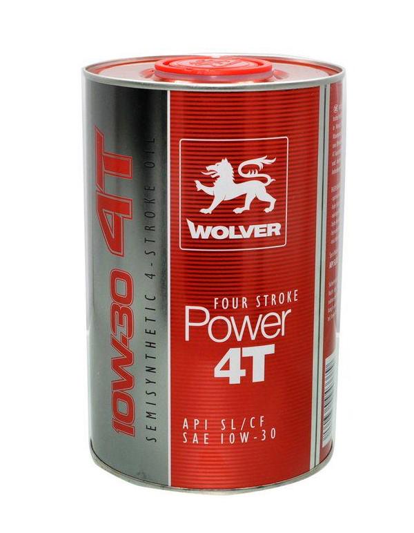 Мастило для 4-х тактних двигунів Wolver FOUR STROKE POWER 4T SAE 10W-30 1 л