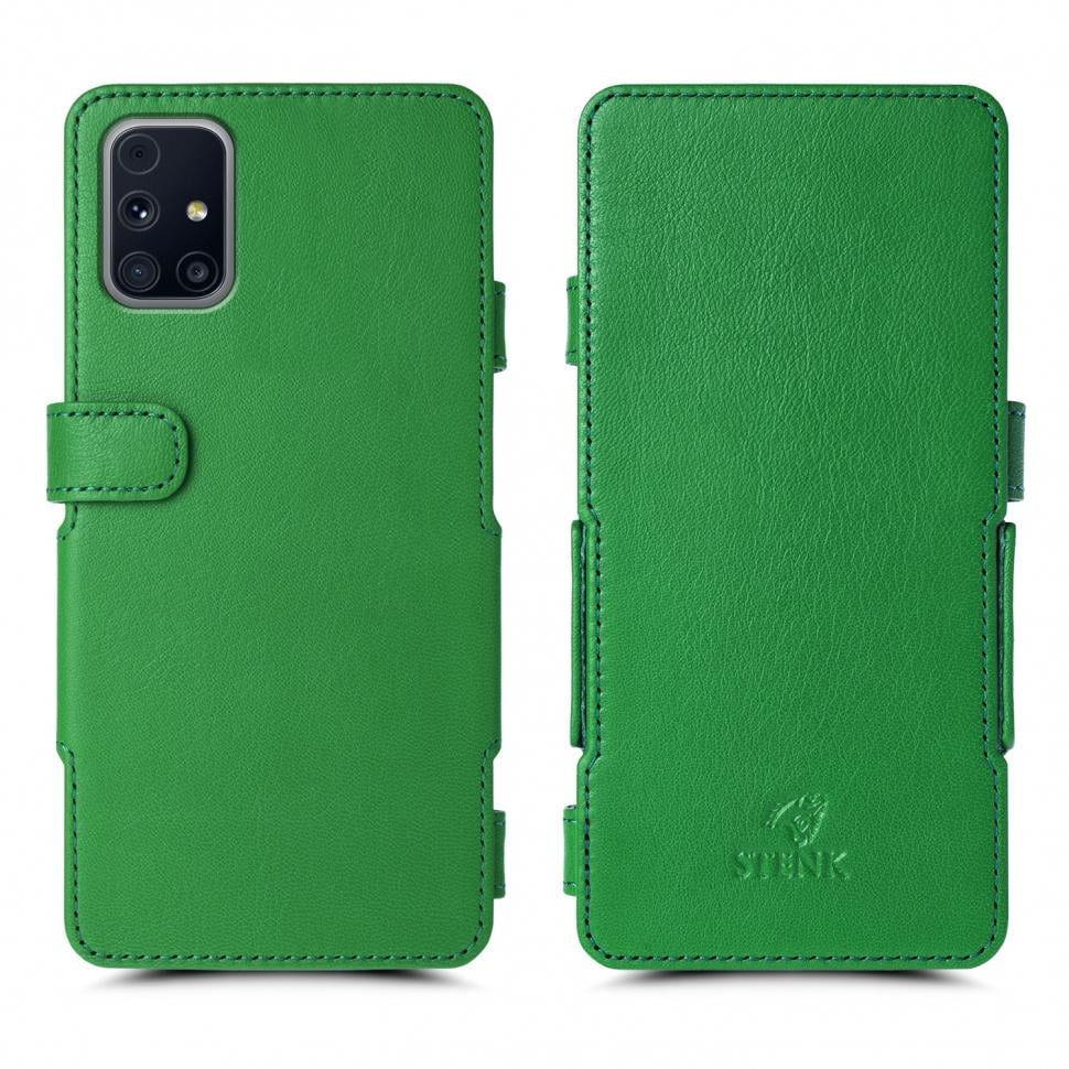 Чехол книжка Stenk Prime для Samsung Galaxy M31s Зеленый (67575)