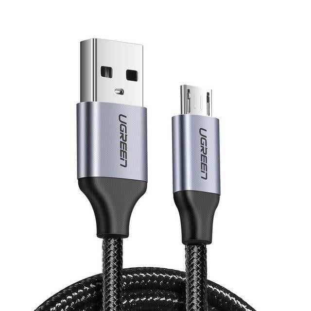 Кабель Micro USB UGREEN US290 для заряджання та передачі даних 3 м Black (6957303864034)