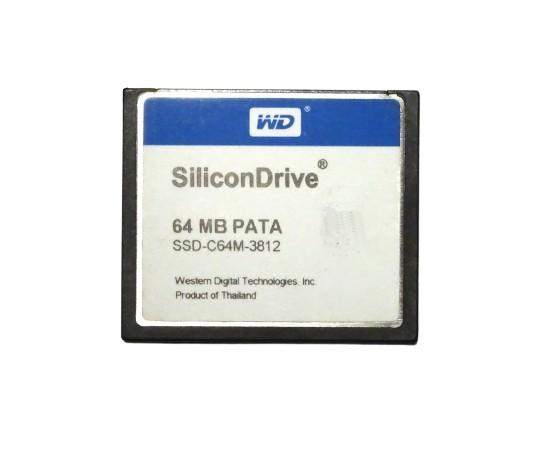 Карта памяти SiliconDrive Compact Flash WD 64 Mb (18343431) - фото 1