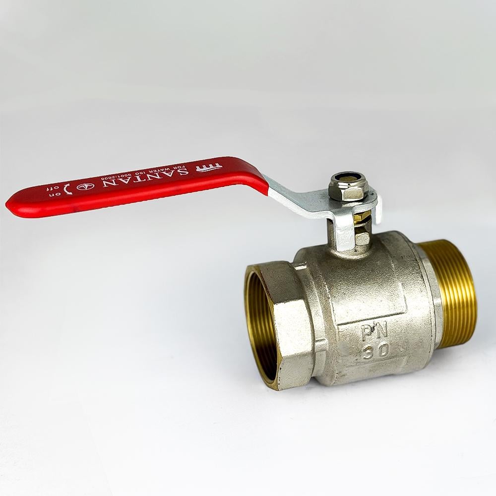 Кран шаровой для воды SANTAN 605 2" внутренний-наружный Красный (51329) - фото 4 Кран шаровой для воды SANTAN 605 2" внутренний-наружный Красный (51329) - фото 4