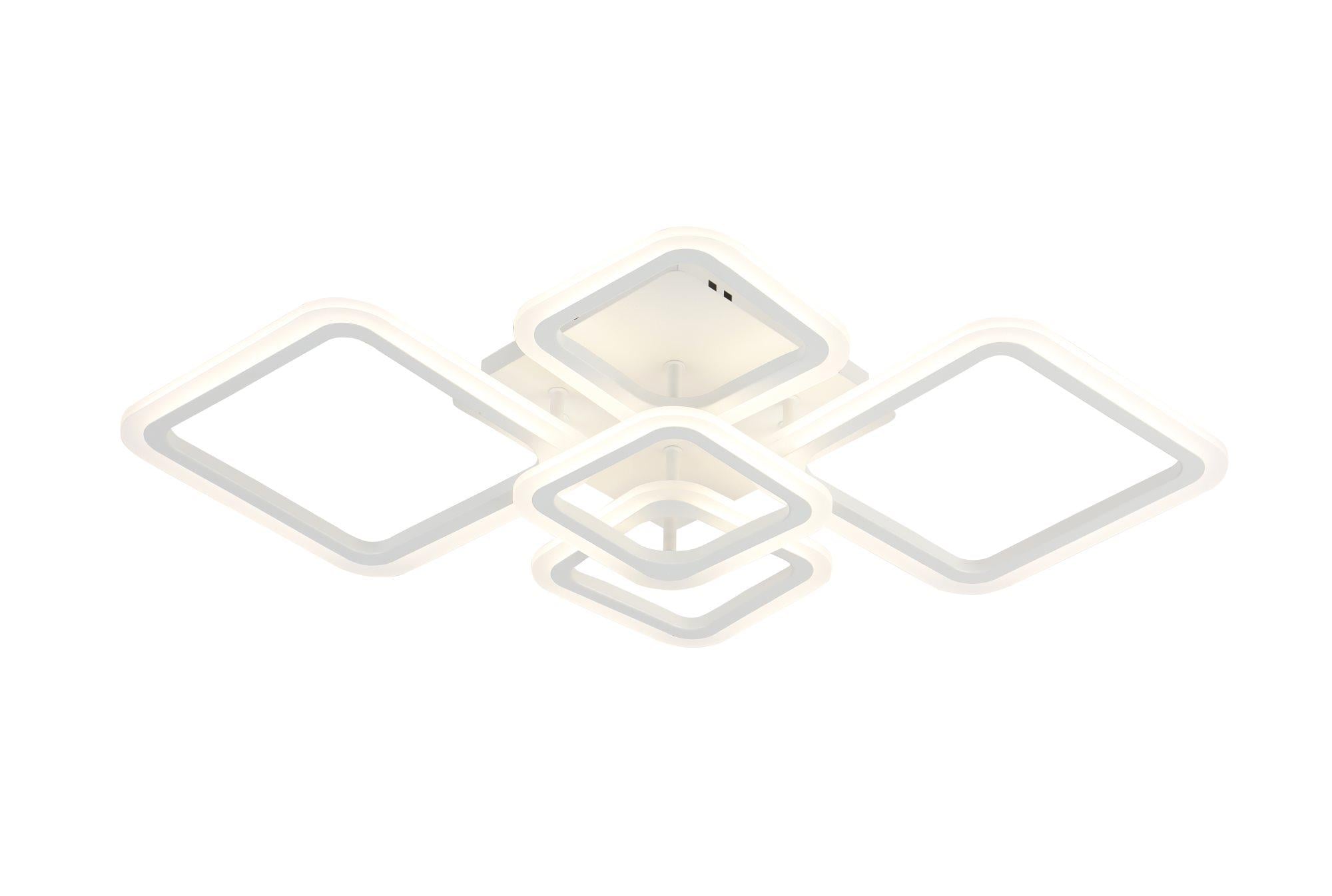 Люстра потолочная светодиодная для гостиной и спальни Valeso 2055/5 100 W Белый