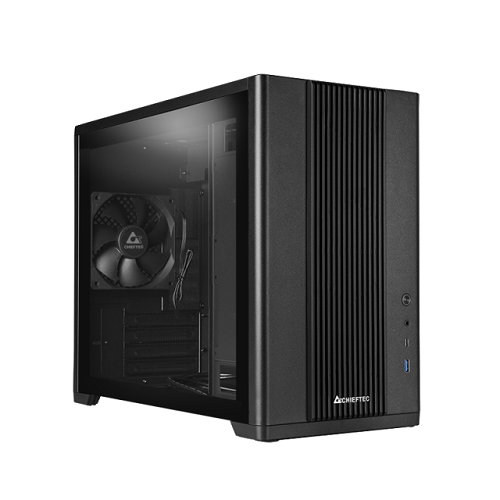 Корпус Chieftec UNI BX-10B-OP Mini-Tower mATX no PSU Black (9823115)