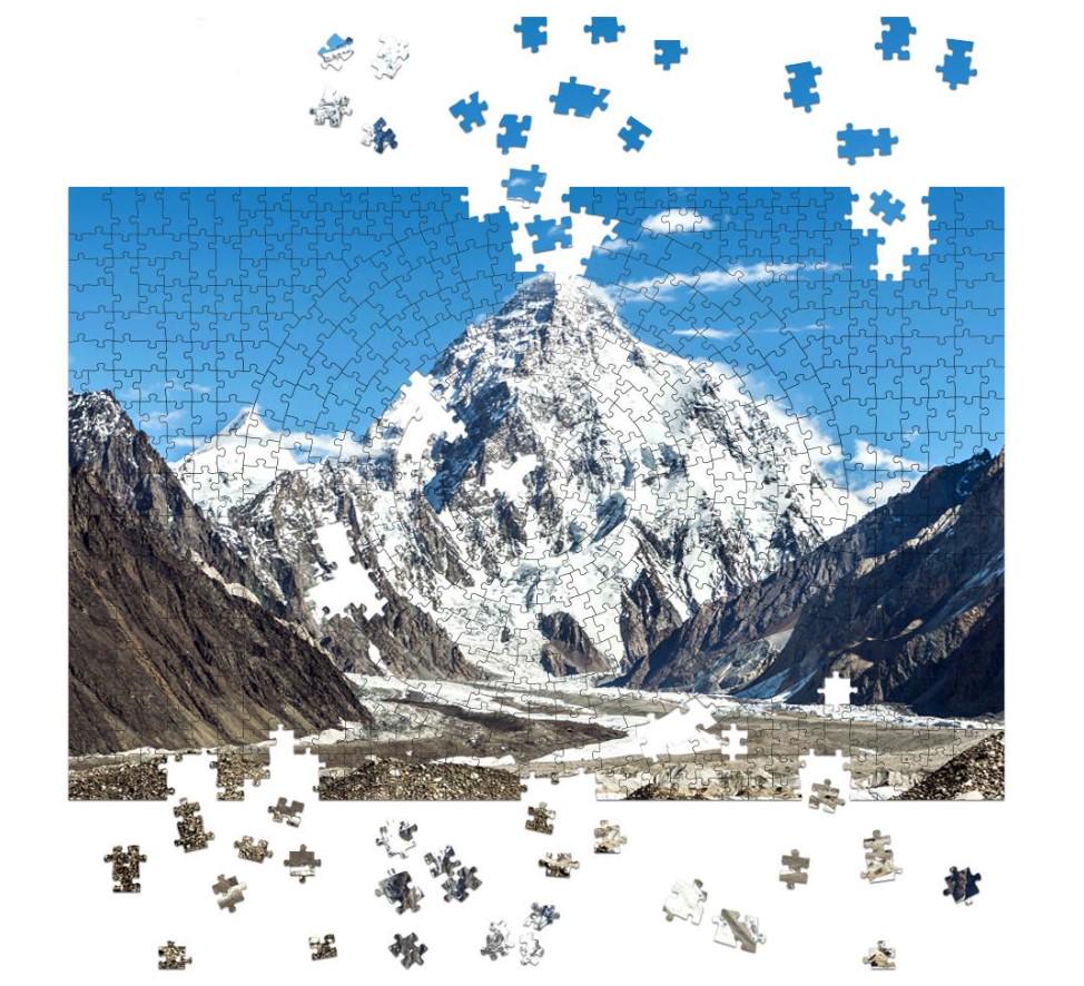 Пазл деревянный фигурный THEGRAVIX Горы Чогори 330 деталей Пазл деревянный фигурный THEGRAVIX Горы Чогори 330 деталей