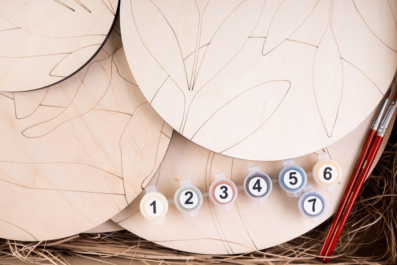 Набір дерев'яних панно за номерами Едем (ROZ092022) - фото 3 Набір дерев'яних панно за номерами Едем (ROZ092022) - фото 3