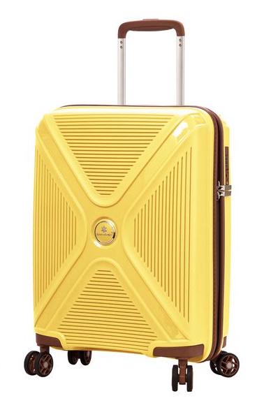 Чемодан Snowball 84803 средний полипропилен 67х44х25 см 72 кг Желтый