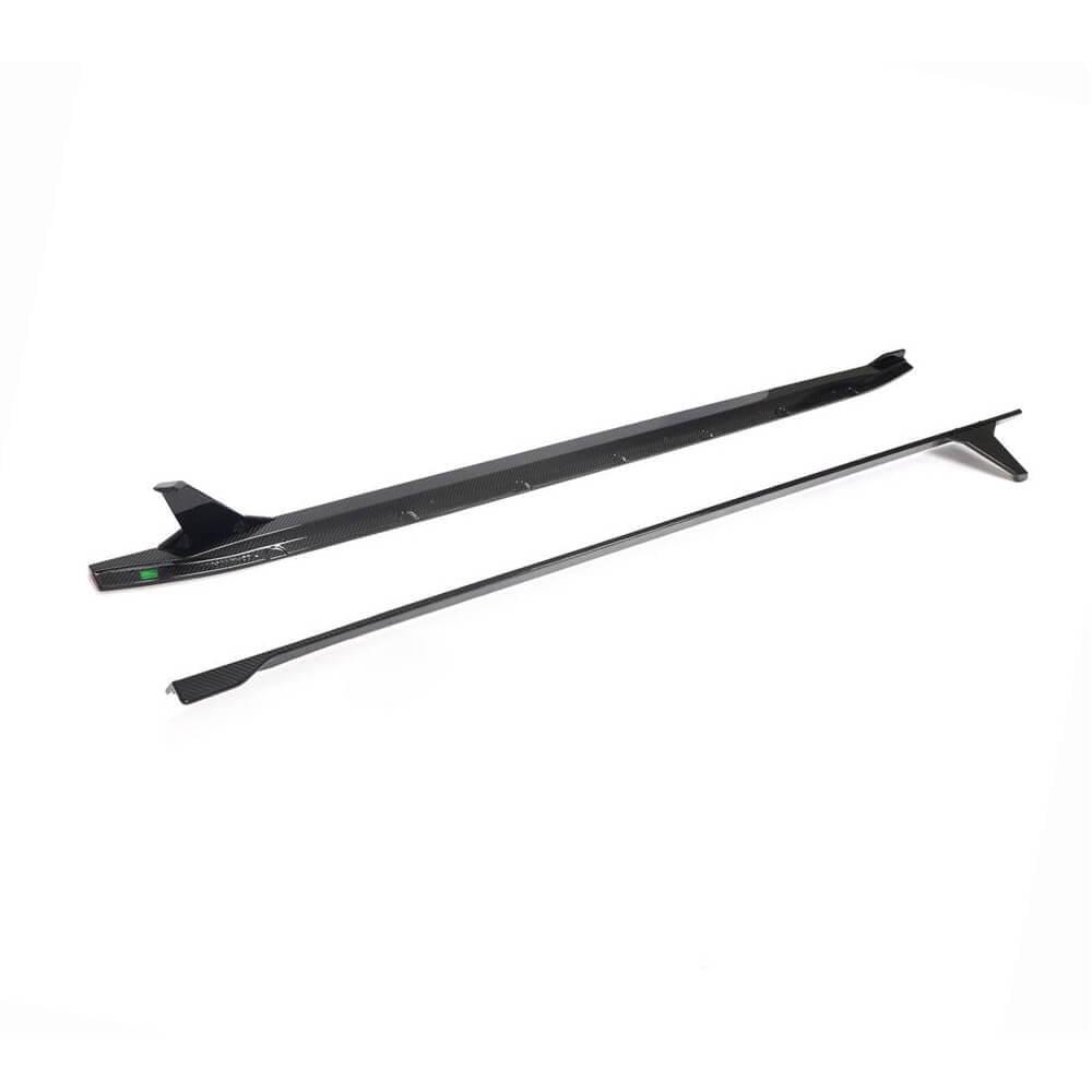 Накладки на пороги DDCarbon V3 для G82/G83/BMW 4 G22/23/26 2020- гг. натуральный карбон (137183)