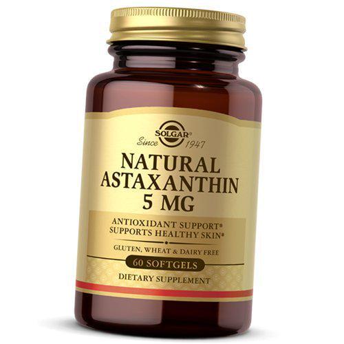 Астаксантин Natural Astaxanthin 5 60 гел. капс. (70313015)