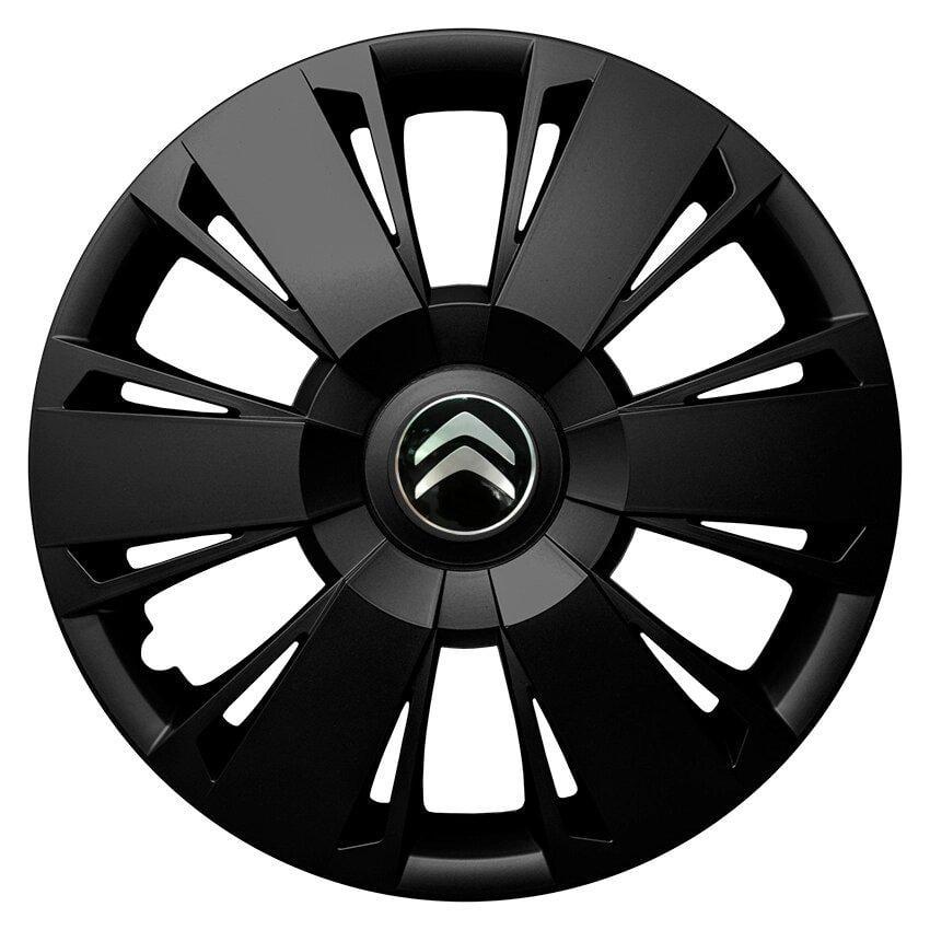 Комплект колпаков JAWOPLAST Omega R16 для Citroen 4 шт. Black (28435216)
