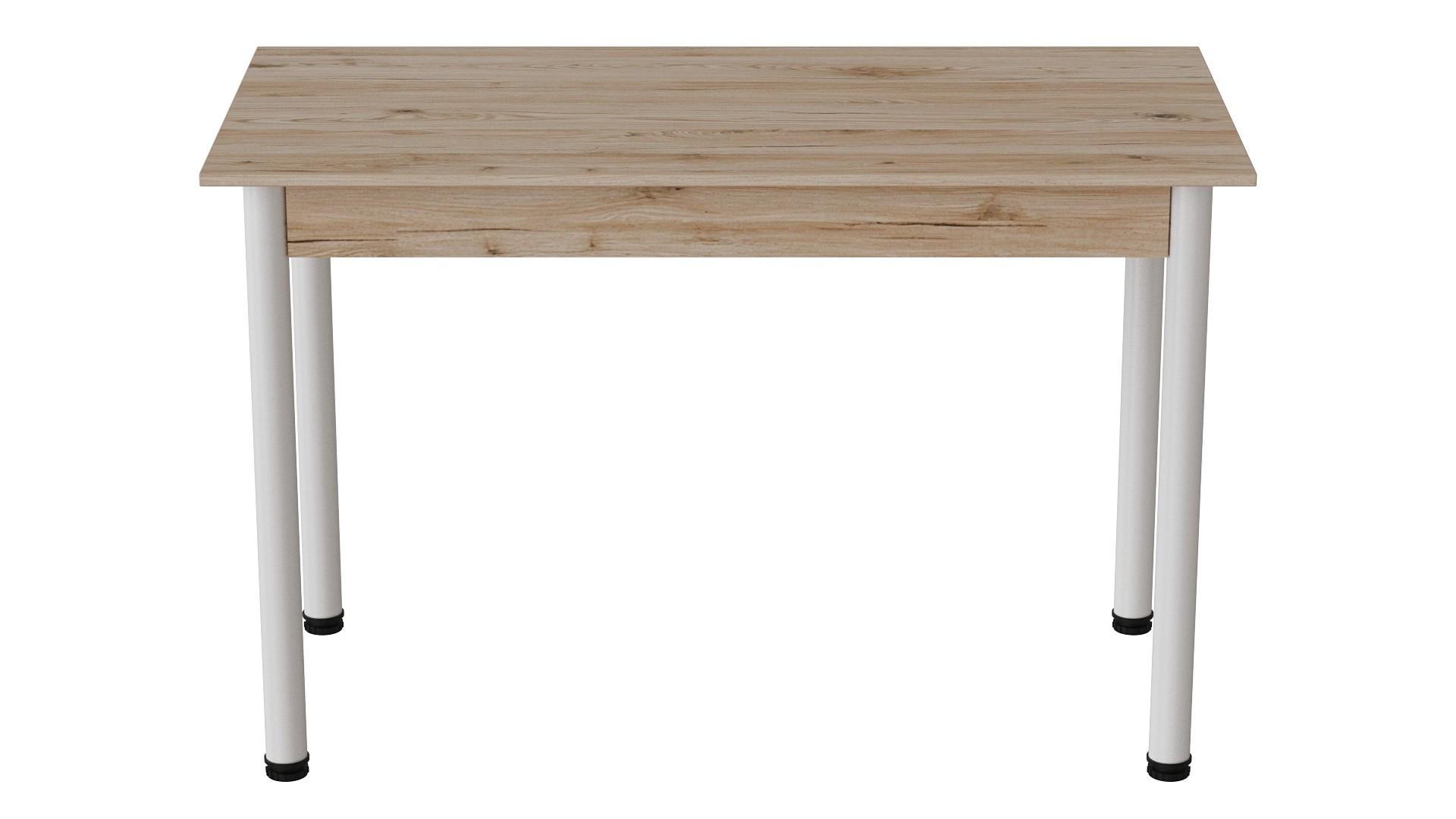 Стол кухонный Ferrum-decor Бенита ДСП 16 мм 75x120x60 см Белый/Сан-Марино (FRD-105641)