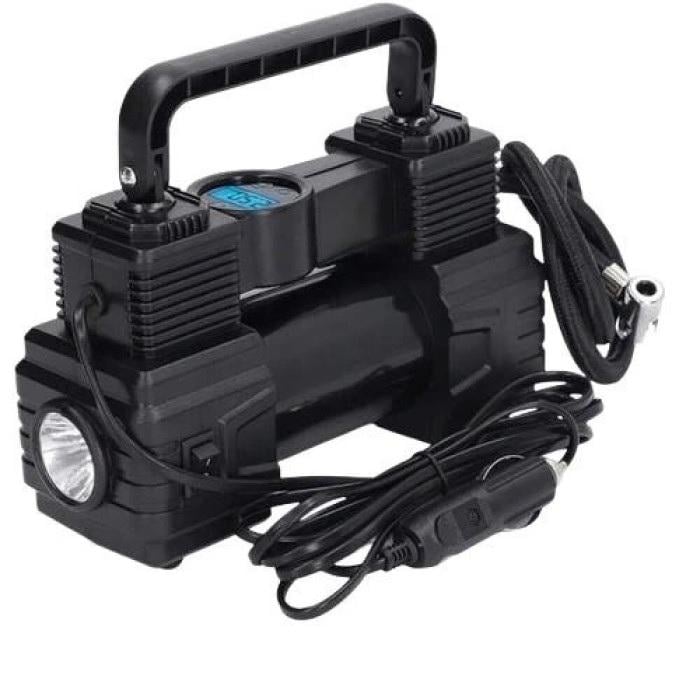 Автомобильный компрессор для подкачки шин с цифровым дисплеем и автоматической остановкой 12В.