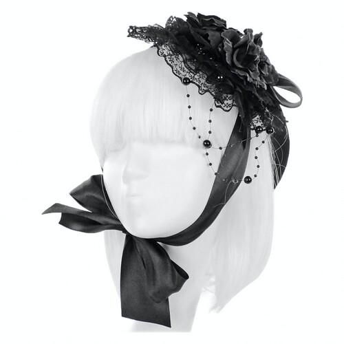 Чепчик Лолита Seta Decor 19-854BLK