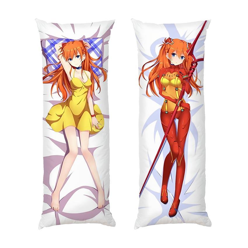 Подушка дакимакура Aska from the anime Evangelion габардин 150х50 см Подушка дакимакура Aska from the anime Evangelion габардин 150х50 см