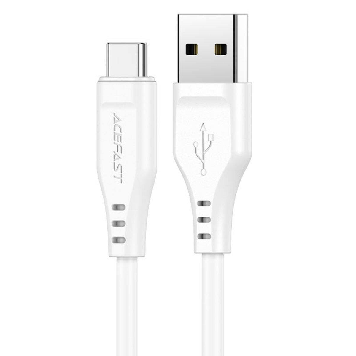 Кабель Acefast AFC3-04W USB to Type-C 1,2 м White (10441208)