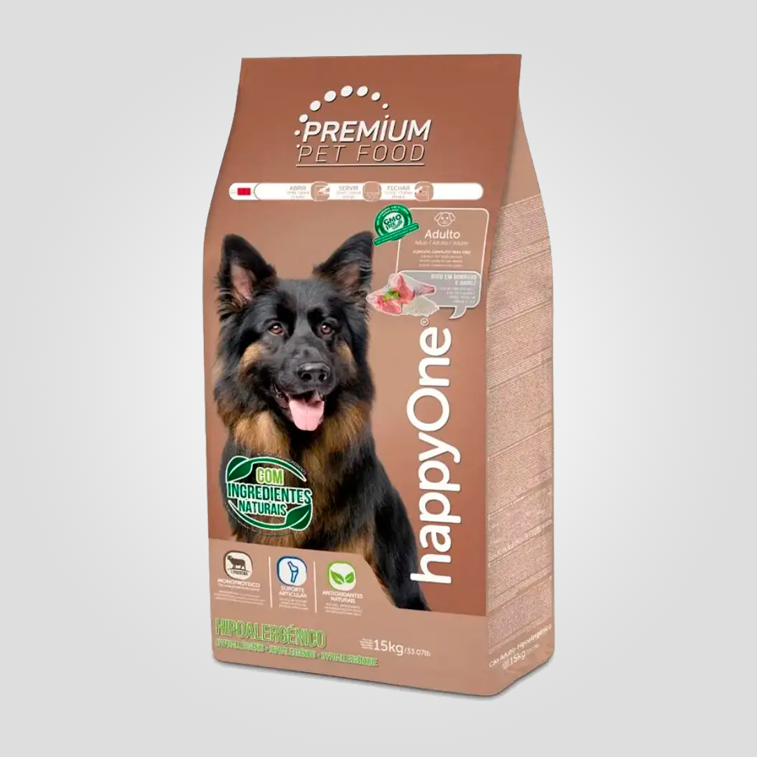 Корм сухий гіпоалергенний HappyOne Premium Dog Hypoallergenic для дорослих собак 15 кг (2076507395) - фото 1