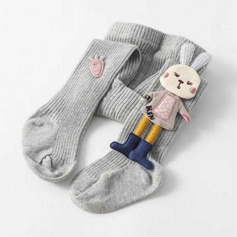 Колготы нарядные Зайка 6-12 мес. Серый (142692)