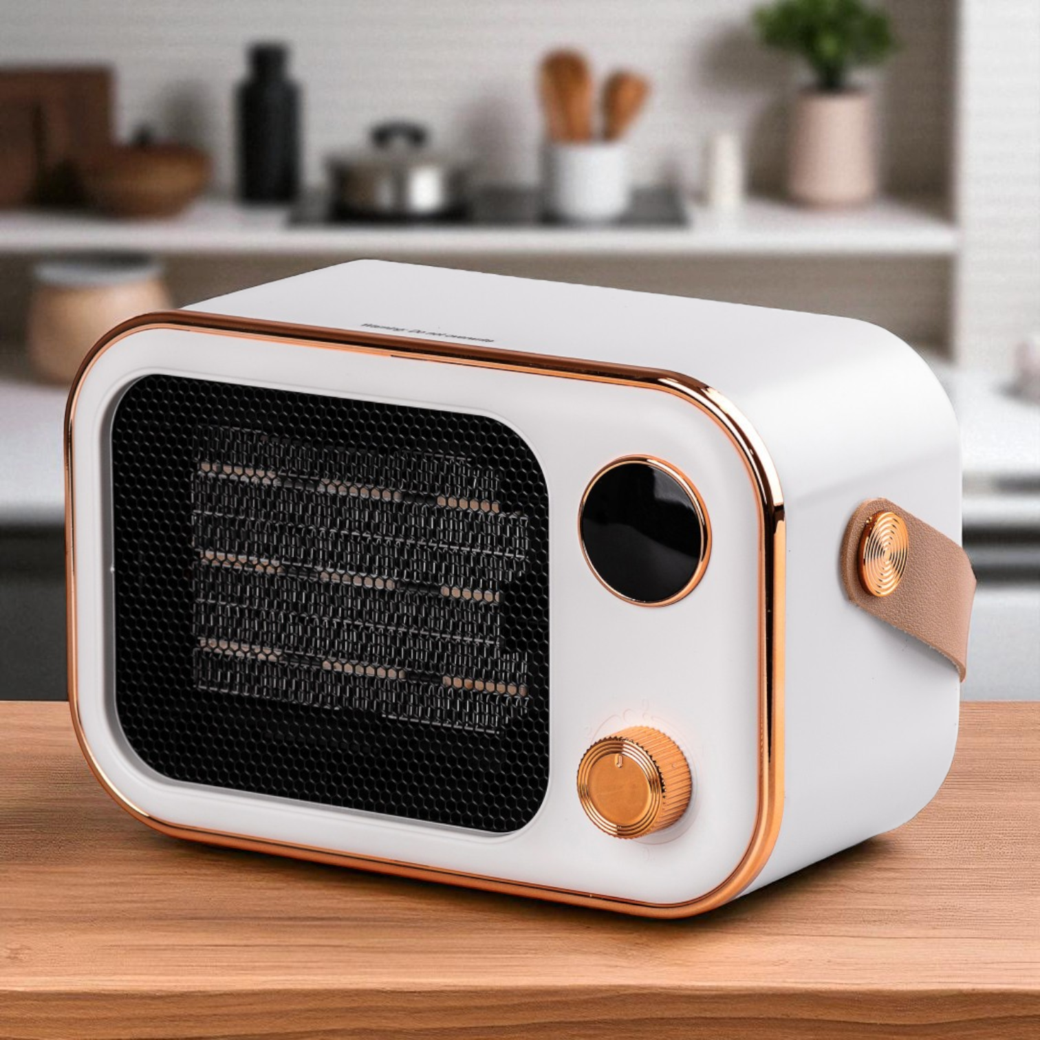 Тепловентилятор керамічний для дому електричний 1200 Вт Білий (HPAQL039W) - фото 10