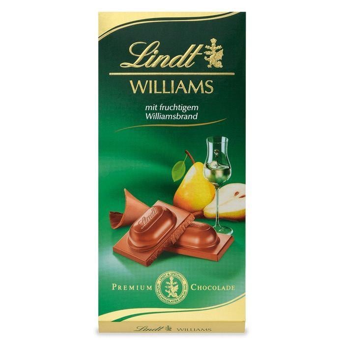 Шоколад молочный с грушевым ликером Lindt Williams Premium Chocolate 100 г (2450916067) Шоколад молочный с грушевым ликером Lindt Williams Premium Chocolate 100 г (2450916067)
