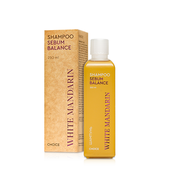Шампунь для жирных волос White Mandarin SEBUM BALANCE натуральный (1939724262)