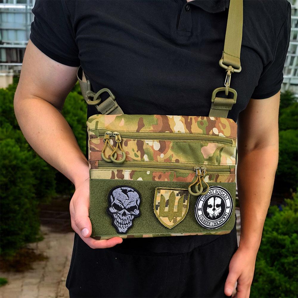 Сумка мужская нагрудная военная (521254) - фото 38 Сумка мужская нагрудная военная (521254) - фото 38
