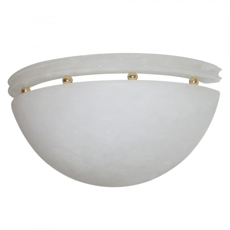 Бра настінне накладне Brille 9919 W мінімалізм під камінь Gold/White