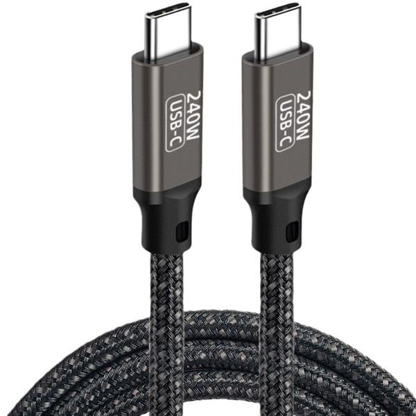 Кабель для передачи данных USB 3.1 Type-C Male to Male 5A 3 м Черный (S1027)