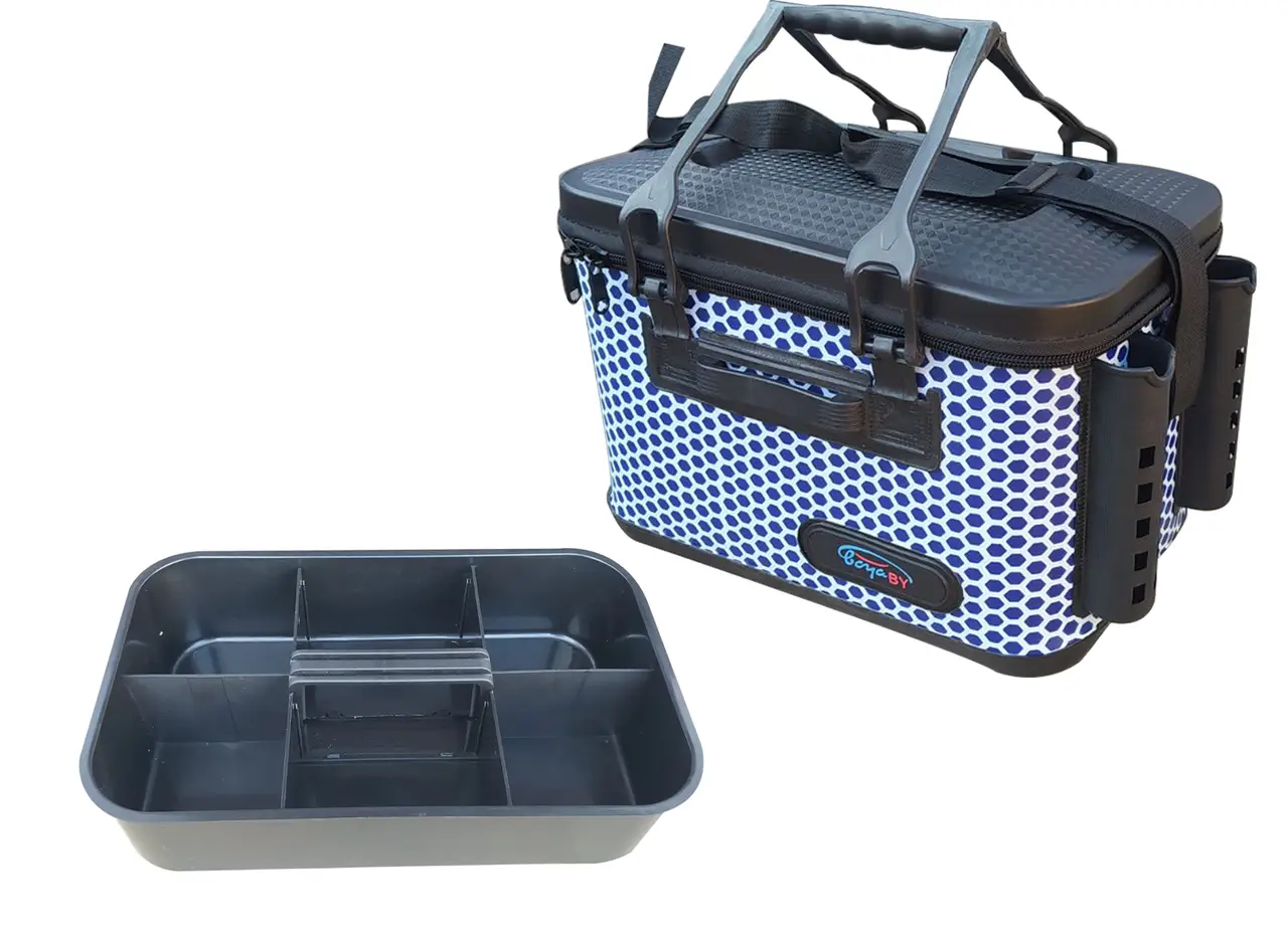 Сумка Boya By EVA 48 см с держателями для удилищ и полкой