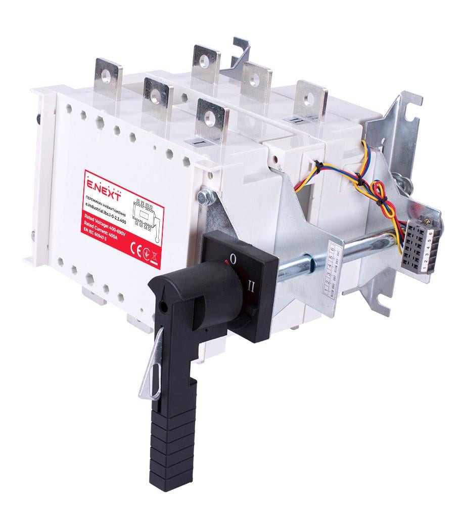 Перемикач навантаження E.NEXT e.industrial.lbs.1-0-2.3.400 I-0-II 3P 400А 660V (i089009)
