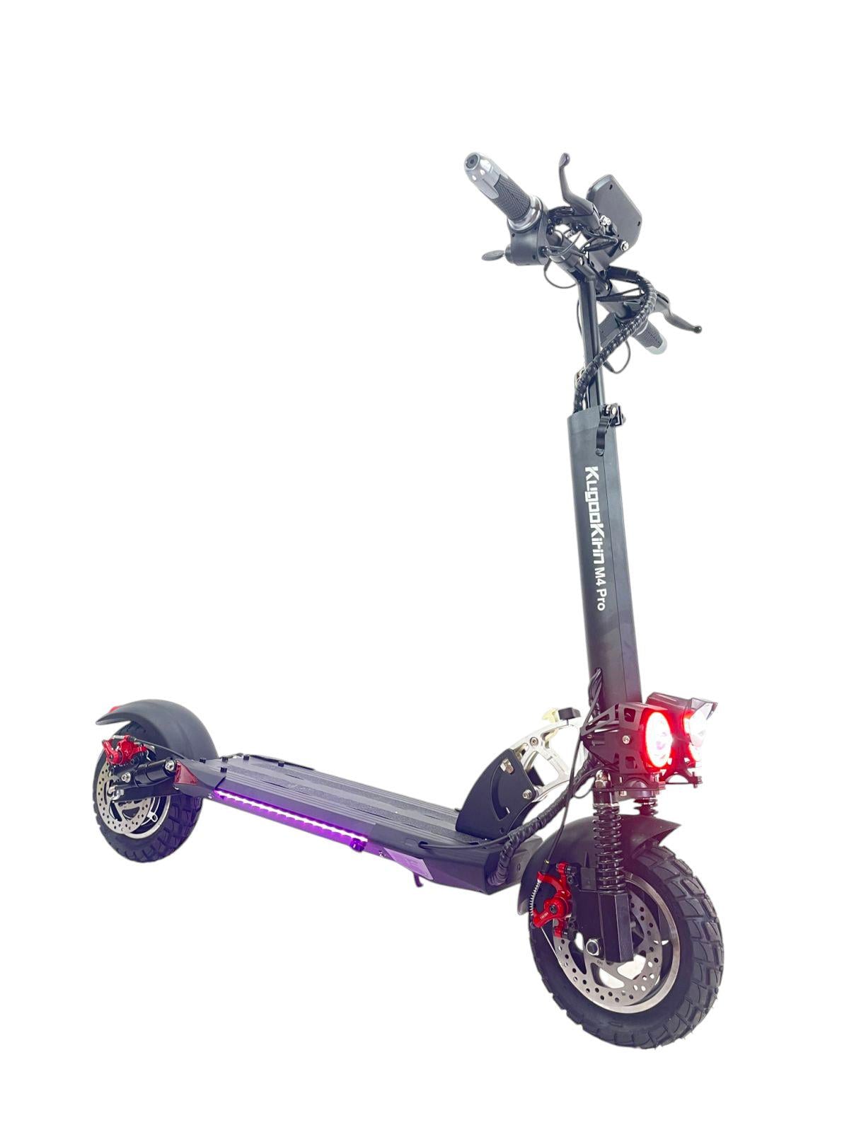 Электросамокат KugooKirin M4 PRO 1500W 48V 21Ah вольтметр и 3 фары