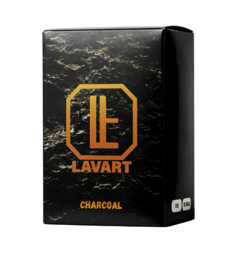 Вугілля для кальяну кокосове Lavart в коробці 1 кг 72 кубики (34200353)