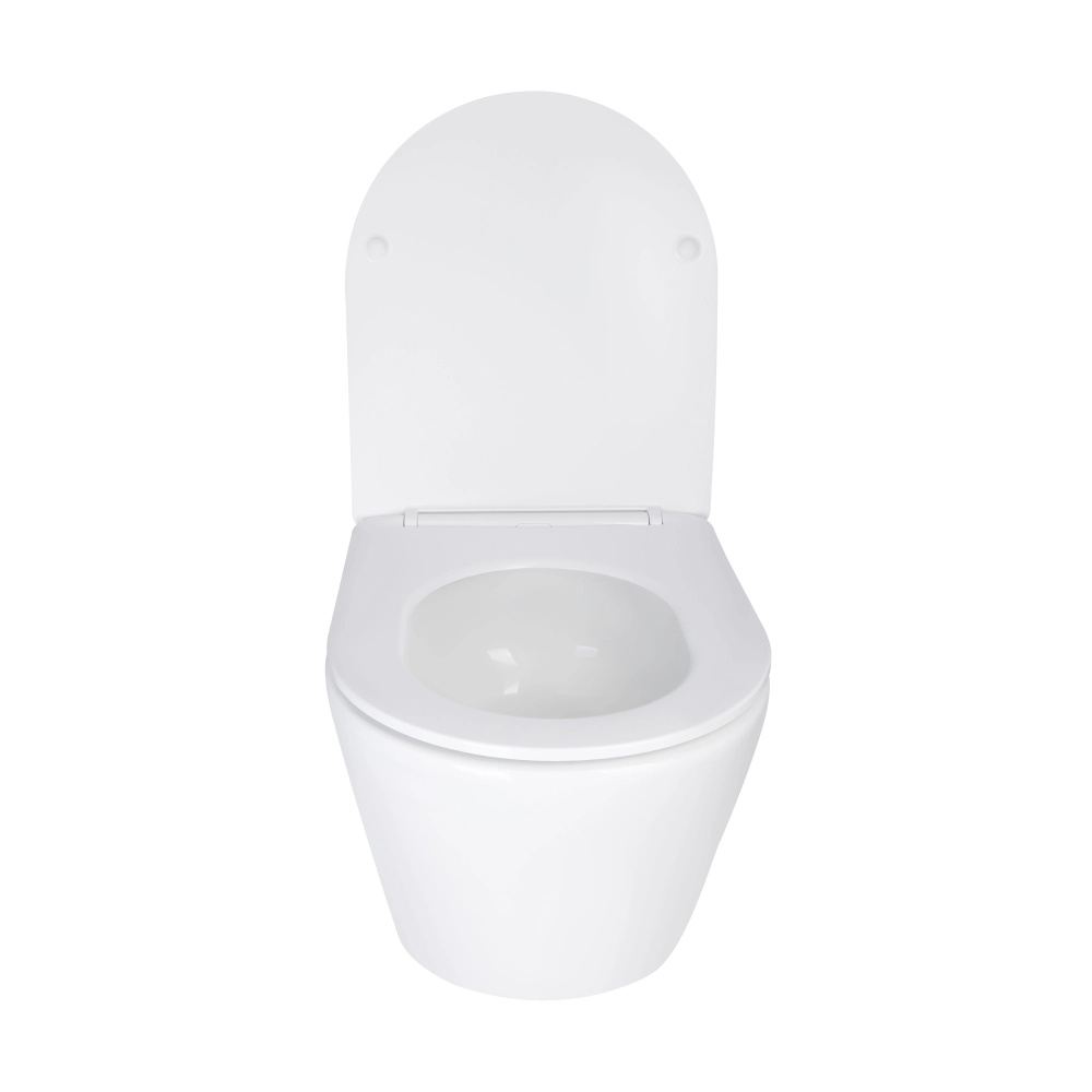 Унітаз підвісний Qtap Swan безободковий Ultra Quiet з сидінням Soft-close (QT16335179W) - фото 3