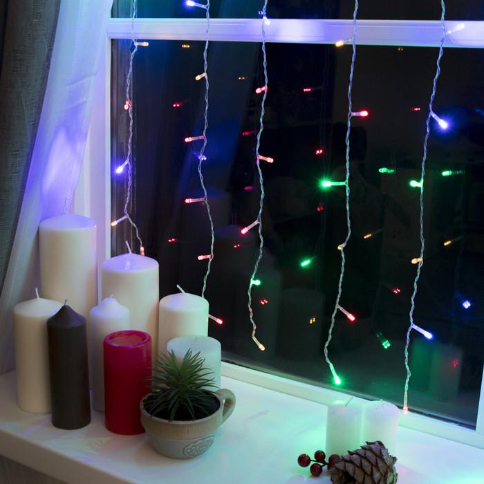 Гірлянда Alphatrade Водоспад 3x3 м 720 LED статика Прозорий/Різнокольоровий (120140)