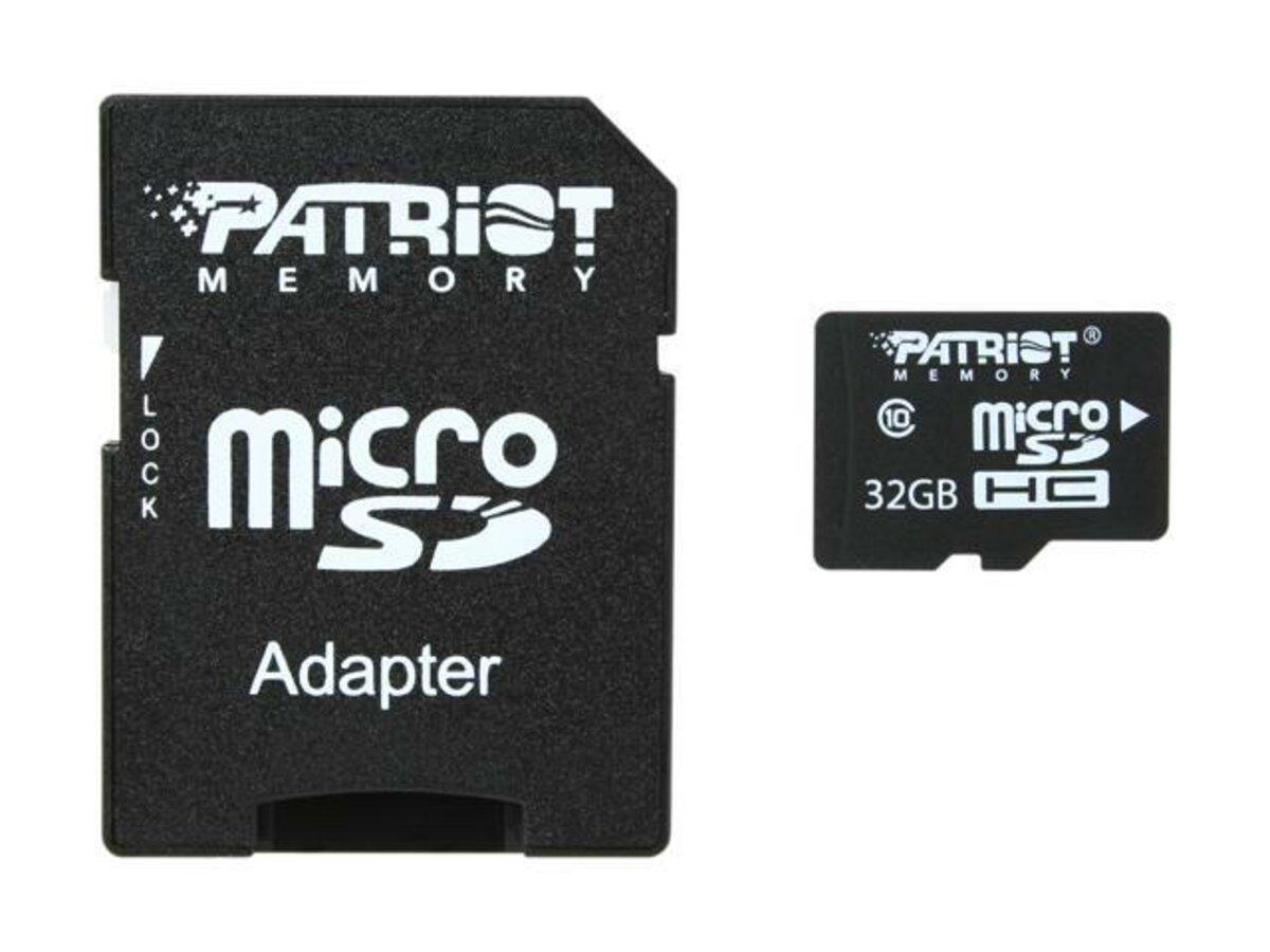 Карта пам'яті Patriot LX SERIES 32 Gb CLASS 10 ADAPTER з адаптером PSF32GMCSDHC10 (566716)