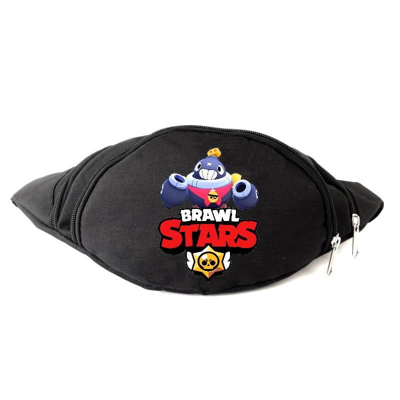 Поясная сумка-бананка Cappuchino toys Brawl Stars Тик BS-012 Черный (2064147801)