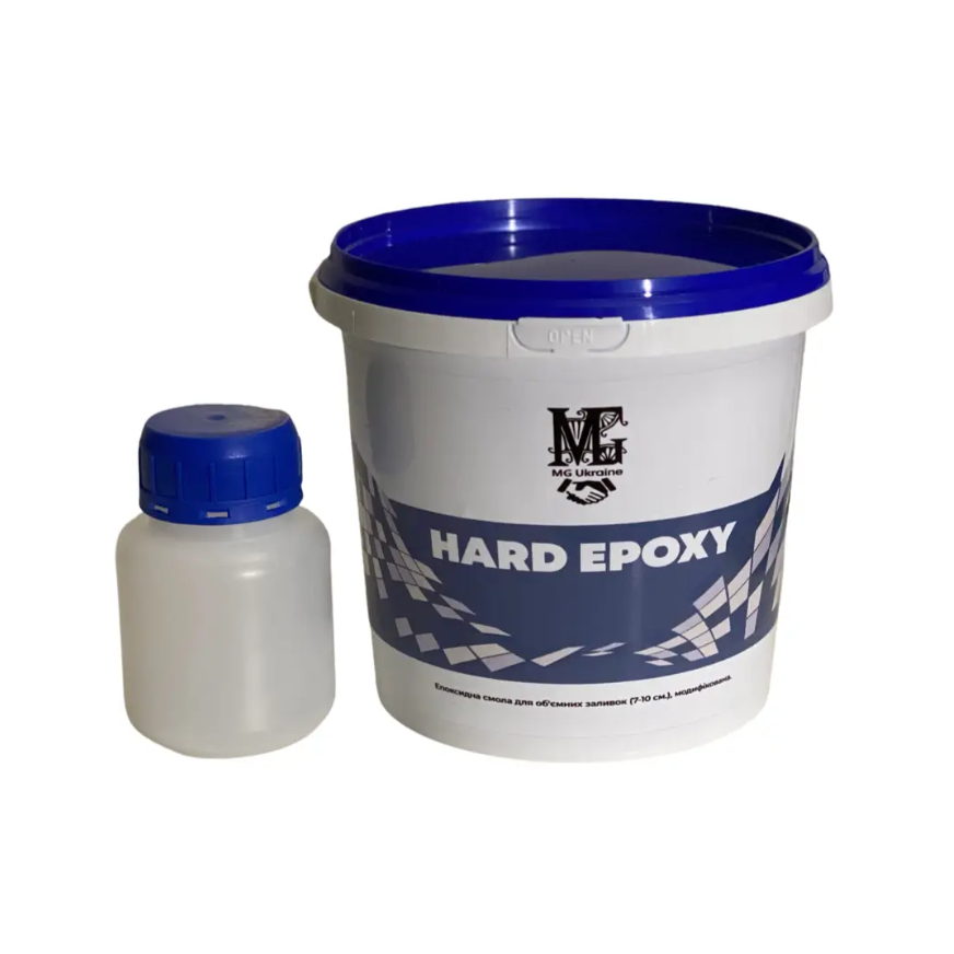 Епоксидна смола HARD EPOXY для 3D стільниць із затверджувачем до 7 см 15 кг Прозорий (30828132)