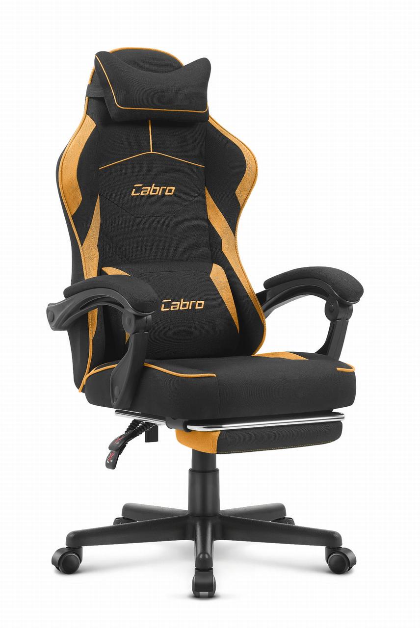 Геймерське крісло Cabro C502 тканина Black/Orange (5907196010170)