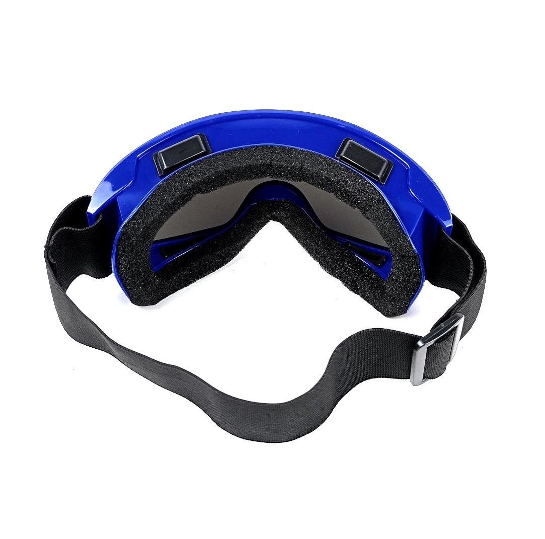 Маска-очки для спорта с вентиляцией зеркальная линза Синий (МГ-1001-59) - фото 5