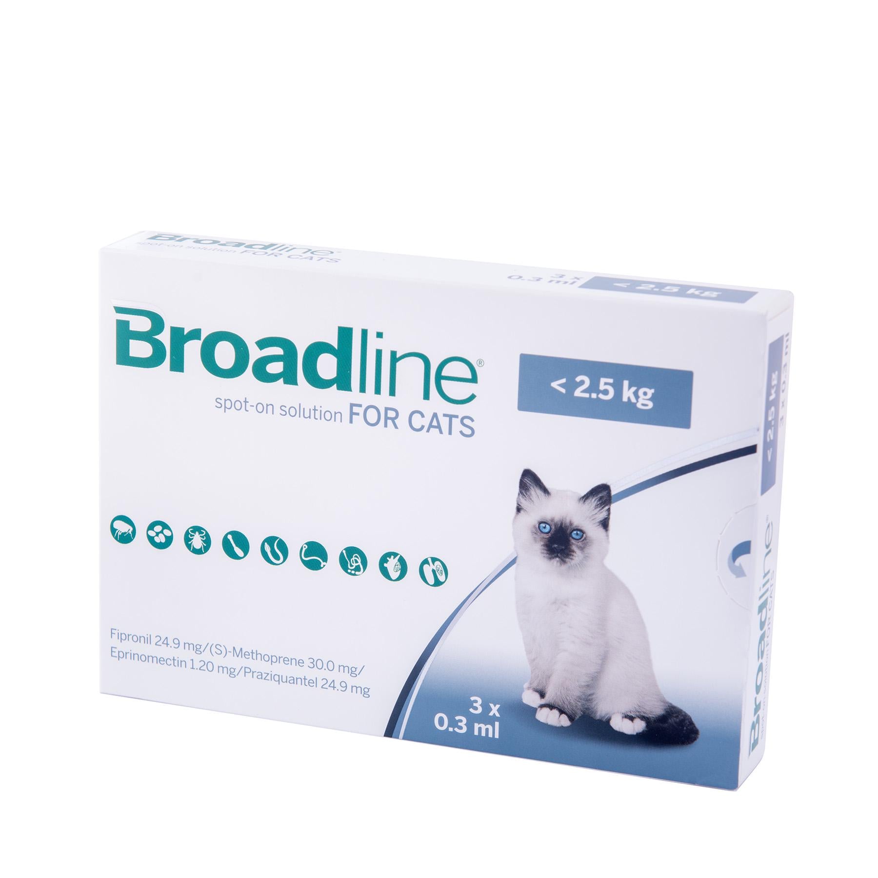 Противопаразитарные капли для котов Broadline S (000929)