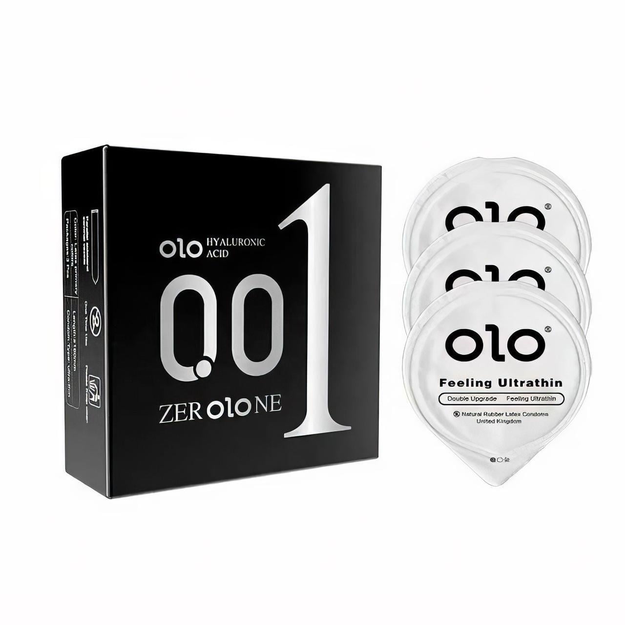 Презервативы ультратонкие OLO Feelihg Ultrathin 0,01 3 шт. (X0000640-3)