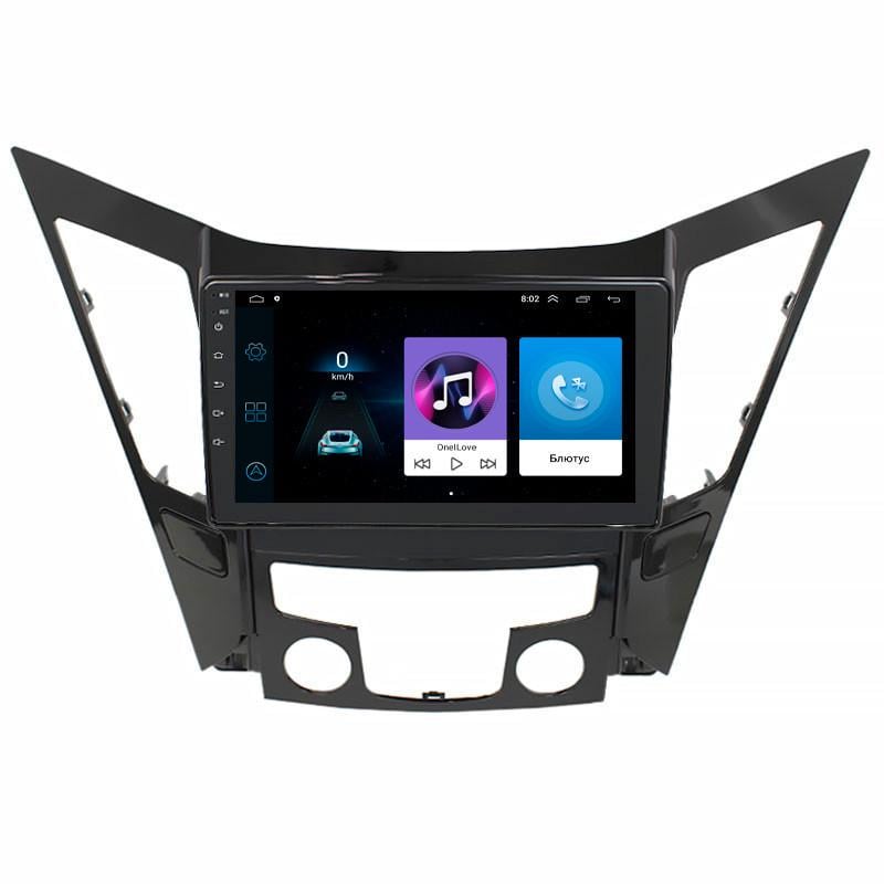 Автомагнитола штатная Lesko для Hyundai Sonata VI YF 2009-2014 9" 1/16Gb Wi-Fi GPS Base MOB