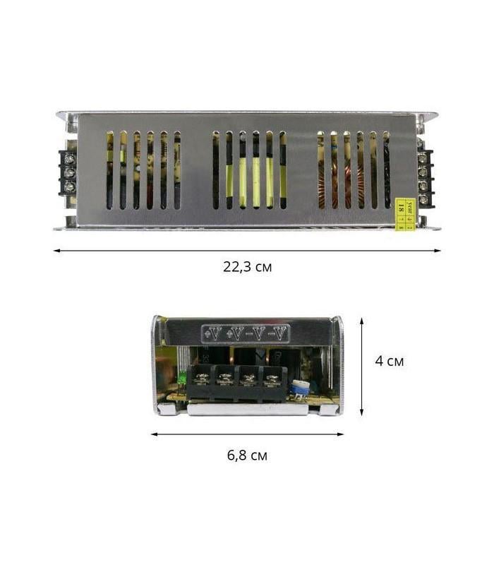 Блок живленя OEM DC12 STR-240 240 W 20 А вузький (00-00011674) - фото 2