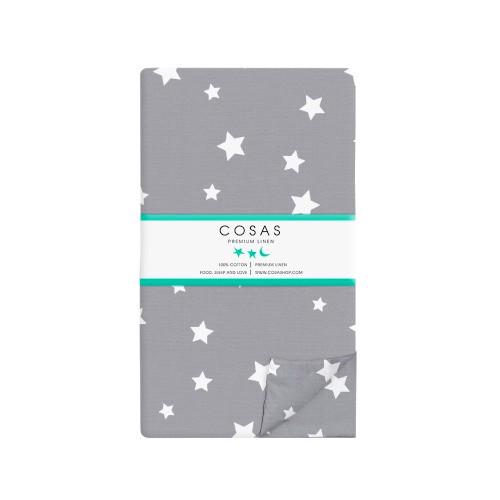 Підковдра двоспальна STARS 180х220 см WHITE GREY
