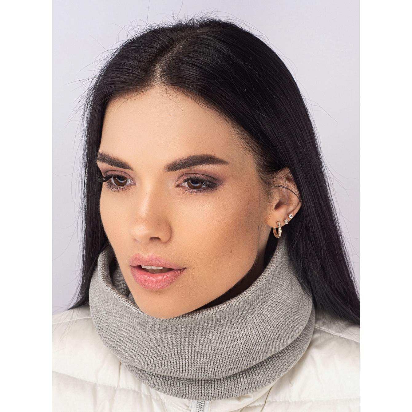 Снуд жіночий вовняний Leks Діалог one size курний - фото 1 Снуд жіночий вовняний Leks Діалог one size курний - фото 1