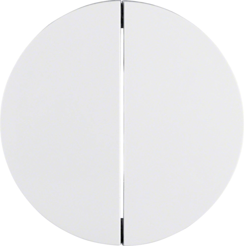 Панель лицьова Berker R.1/R.3/R.8 для подвійного вимикача Полярна білизна (16232089)