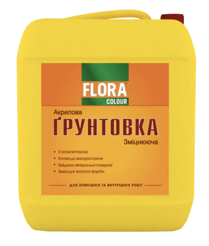 Грунтовка глубокого проникновения Flora Colour 10 кг (2028273614) Грунтовка глубокого проникновения Flora Colour 10 кг (2028273614)