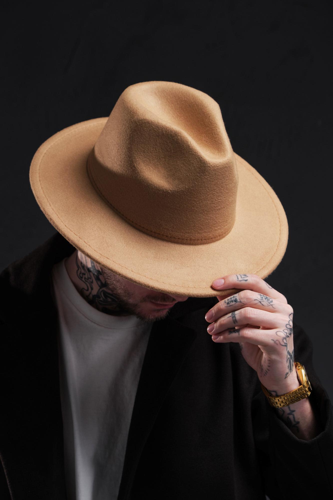 Капелюх Without Fedora man Beige (8049185)