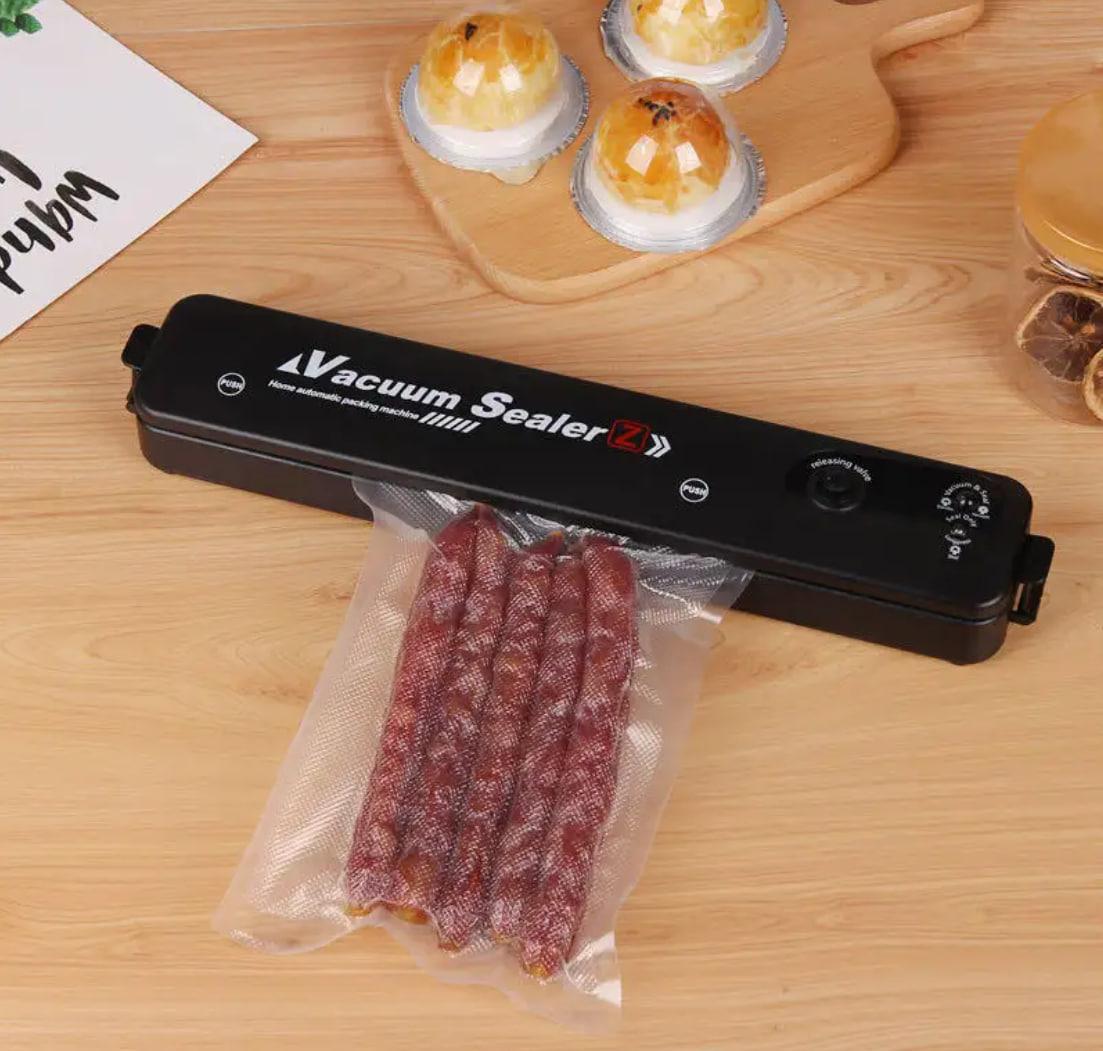 Вакуумний пакувальник побутовий Vacuum Sealer з 10 пакетами в комплекті (2472511834) - фото 3 Вакуумний пакувальник побутовий Vacuum Sealer з 10 пакетами в комплекті (2472511834) - фото 3
