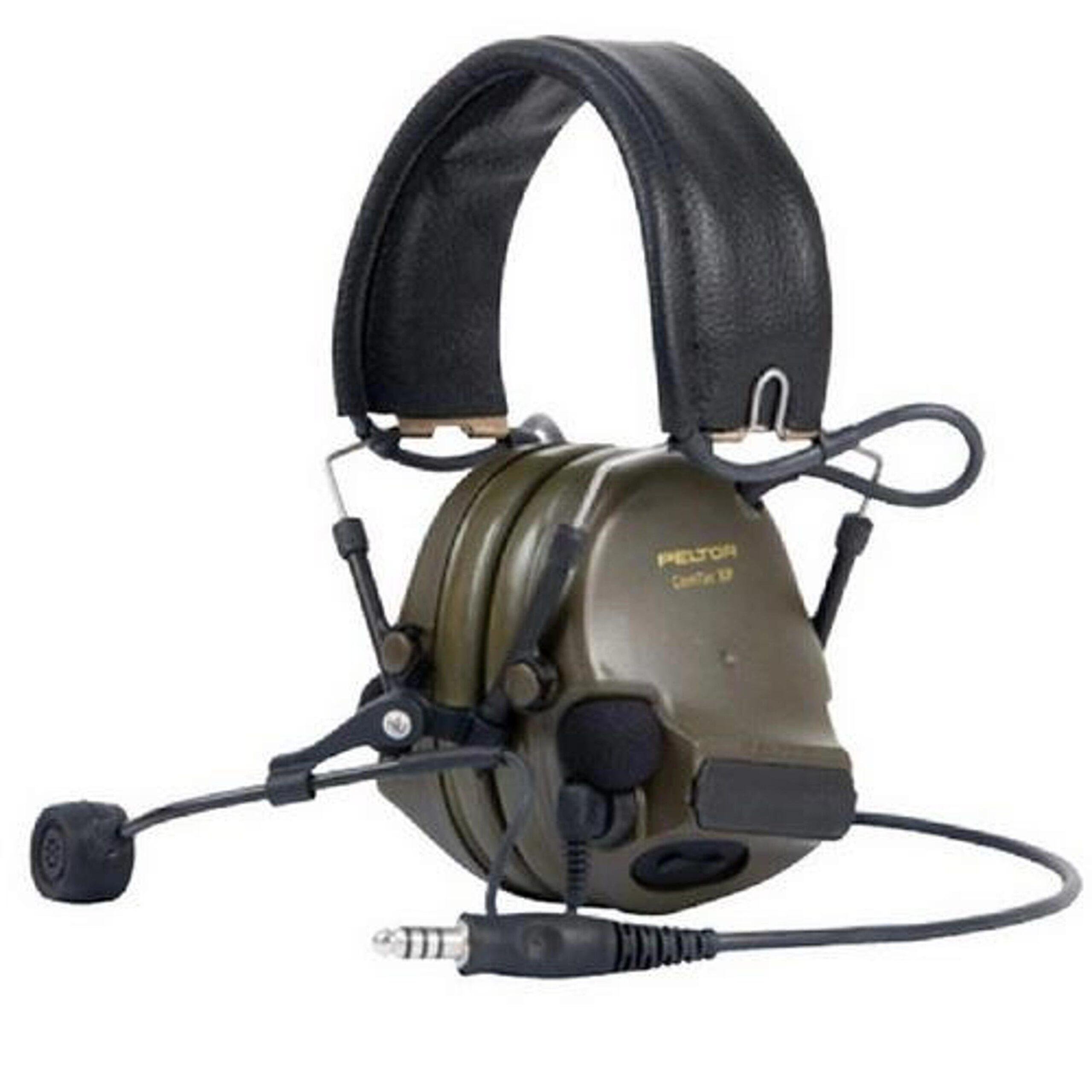 Наушники активные беспроводные Peltor 3M ComTac VI вертикальные с 1 аудиовыходом J11 и микрофоном Brown (611808)