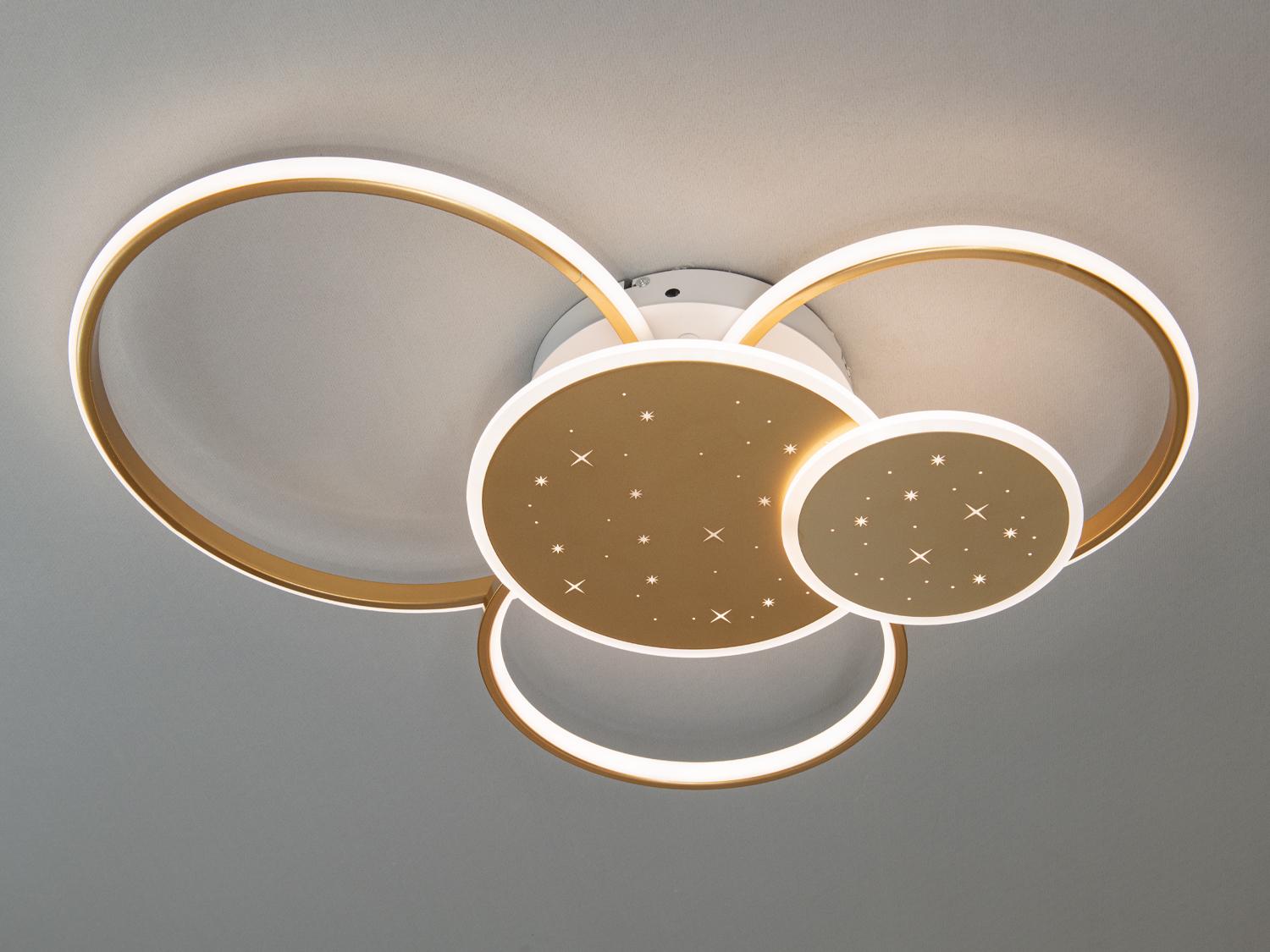 Люстра LED з трьома температурами освітлення і димером 100 W (2447G dimmer)