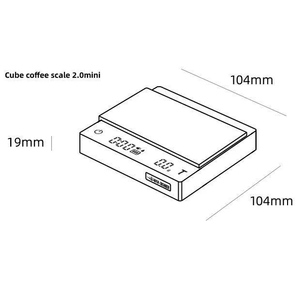 Весы кофейные электронные MHW-3BOMBER с таймером для кафе с USB-переходником Белый (ES6028W) - фото 5 Весы кофейные электронные MHW-3BOMBER с таймером для кафе с USB-переходником Белый (ES6028W) - фото 5